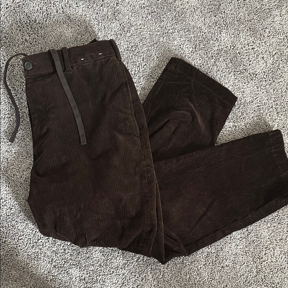 Unisex Uniqlo Brown Corduroy Pants